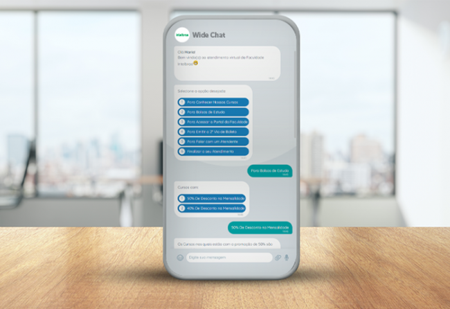 Wide chat